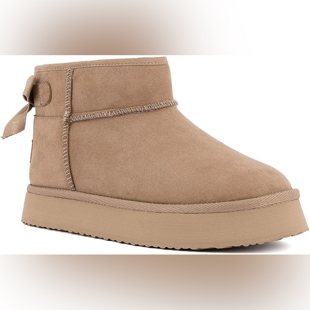 Juicy Couture WOMEN'S OLDEN FUR BOOTIES